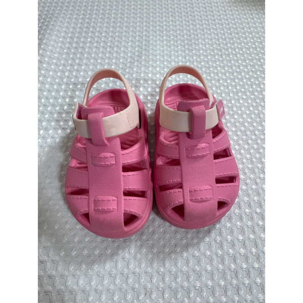 Reef Sandals Kids 4 Water Vista Pink Water Friendly Fisherman EUC